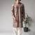 Multi color color viscose fabric designer ceremonial kurta payjama for men's