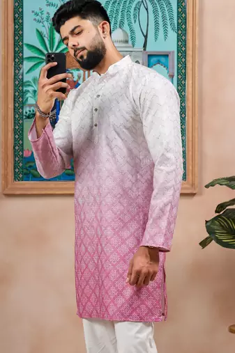 Multicolor color beautiful festive special kurta payjama for men's