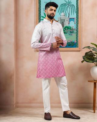 Multicolor color beautiful festive special kurta payjama for men's 4