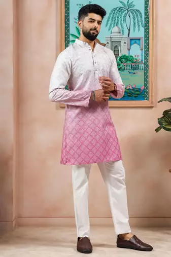 Multicolor color beautiful festive special kurta payjama for men's