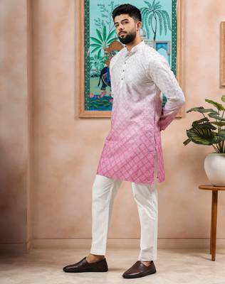 Multicolor color beautiful festive special kurta payjama for men's 5