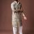 Grey color blended linen designer printed stylish kurta payjama for mens'