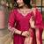 Beautiful Embroidery Viscose Chanderi Fabric Straight Kurta Pant with Dupatta Set