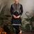Black color beautiful visccose silk festive special kurta for men's