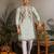 Pista color beautiful visccose silk festive special kurta for men's