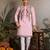 Pink color beautiful visccose silk festive special kurta for men's