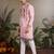 Pink color beautiful visccose silk festive special kurta for men's