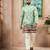 Pista color beautiful blended cotton fabric ceremonial kurta pjyama