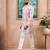 Pink color beautiful blended cotton fabric ceremonial kurta pjyama