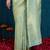 Riva enterprise women's elegant golden zari woven kanjivaram silk saree with matching blouse