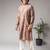 Pink color modal silk fabric designer ceremonial kurta payjama for men's