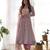 Light pink  floral print heavy organza chiffon stitched anarkali style suit with pants & dupatta ready to wear