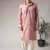 Pink color super silk fabric ceremonial kurta payjama for men's