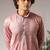 Pink color super silk fabric designer ceremonial kurta payjama for men's