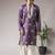 Purple color super silk fabric designer ceremonial kurta payjama for men's