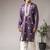 Purple color super silk fabric designer ceremonial kurta payjama for men's
