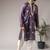 Purple color super silk fabric designer ceremonial kurta payjama for men's