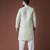 Light green color jacquard designer ethnic men's kurta payjama for festive looks
