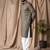 Mehandi green color beautiful thread embroidery work rayon fabric ceremonial men's kurta payjama