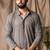 Grey color beautiful thread embroidery work rayon fabric ceremonial men's kurta payjama
