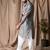 Grey color rayon fabric festive wear ethnic men's embroidered kurta payjama