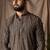 Black color modal silk fabric designer printed festive wear men's kurta payjama