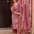 Gorgeous Floral Printed Zarna Silk Fabric Straight Kurta Pant with Dupatta Set