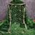Elegant bottle green chanderi suit set with intricate golden embroidery