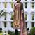 Women’s silk blend embroidered straight kurta with pant & printed dupatta set