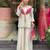 Offwhite cosmos silk embroidered suit set