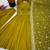Olive green german chiffon embroidered gown with palazzo & dupatta | fully stitched ready-to-wear