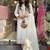 Off white elegance embroidered viscose chanderi kurta set