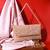 Osty sitara – premium hand-zari embellished bridal clutch with beaded handle & gold chain-gold