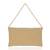 Osty sitara – premium hand-zari embellished bridal clutch with beaded handle & gold chain-gold