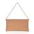 Osty sitara – premium hand-zari embellished bridal clutch with beaded handle & gold chain-beige