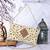 Osty aurelia – handcrafted diamond zari clutch with dual handle-gold