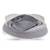 Osty nysa luxury handcrafted zari clutch bag with dual strap for wedding & parties-silver