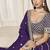 Purple Art Silk Wedding Wear Lehenga Choli Set