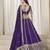 Purple Art Silk Wedding Wear Lehenga Choli Set