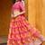Hot Pink Printed Embroidered Taby Silk Trendy Lehenga Choli