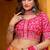 Hot Pink Printed Embroidered Taby Silk Trendy Lehenga Choli