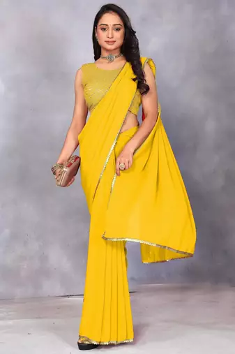 Elegance Designer Georgette Saree with Sequence Blouse