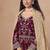 Maroon faux georgette embroidered wedding anarkali style gown