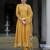 Mustard color vichitra silk heavy graceful stitched salwar kameez