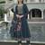 Teal blue color vichitra silk heavy graceful stitched salwar kameez