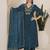 Teal color viscose fabric resham embroidered readymade salwar suit