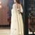 Women's Gorgeous Embroidery Vichitra Silk Fabric Flared Kurta Pant with Dupatta Set