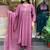 Women's Gorgeous Embroidery Cotton Fabric Stright Kurta Pant with Dupatta Set