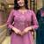 Women's Gorgeous Embroidery Cotton Fabric Stright Kurta Pant with Dupatta Set