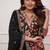 Women's Gorgeous Printed Pure Russian Silk Fabric Stright Kurta Pant with Dupatta Set